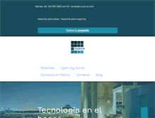 Tablet Screenshot of nuovo-ei.com